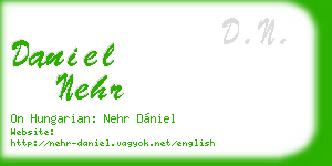 daniel nehr business card